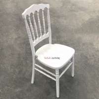 Solid Wood White Napoleon Chair