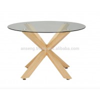 GLASS TOP ROUND TABLE