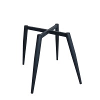 Metal furniture black gold cast iron dining chair legs  Living room metal frame rest plastic chairs dinner chair with wood leg