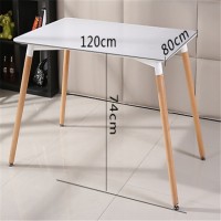 modern appearance solid wood table MDF table leisure table