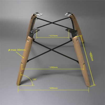 the furniture parts solid wood chair base leisure chair frame beech wood frame